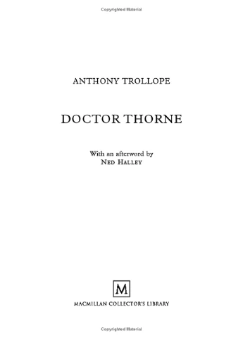 Doctor Thorne Pan MacMillan (370057512)