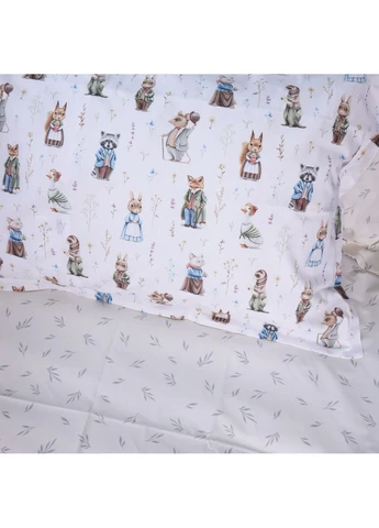 Наволочка Poplin Line Kids Time 03 "Animals" 60*60 Mirson (399964484)
