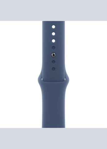 Watch Series 10 GPS 46mm Silver Aluminum Case with Denim Sport Band M/L MWWM3 Apple (360404449)