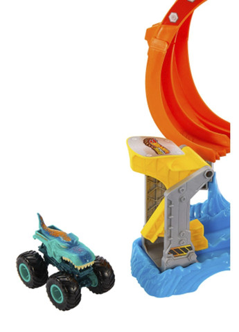Игровой набор "Монстро-атака акулы" Monster Trucks цвет разноцветный CB-00285646 Hot Wheels (362083757)