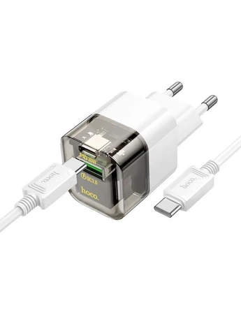 Зарядное устройство адаптер C131A Platinum PD 30W + QC 3.0 Черный (2104619566) Hoco (396511248)