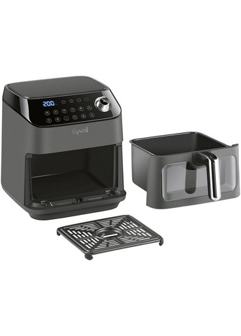 Мультипіч AF600 1350Вт/чаша керамічна 5.7л/програм:12/сенсорне керування/таймер/чорна Kyvol (362211831)