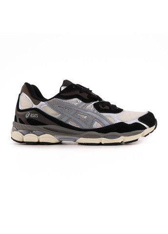 Сірі Осінні кросівки чоловічі asics gel-nyc black brown grey асікс гель нюк No Brand