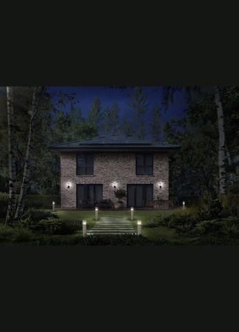 Светильник E27 фасадный IP44 ENDURA CLASSIC EBRO WALL черный Ledvance (315503426)