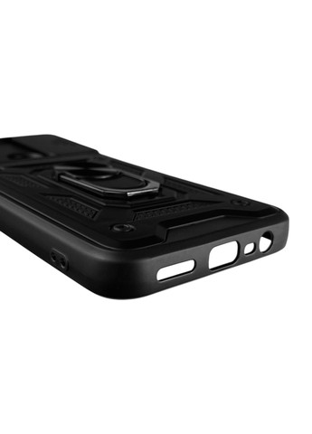 Чохол для 6i броньований з кільцем-тримачем підставкою зі шторкою на реалмі 6 ай чорний rg1 Realme (366229764)