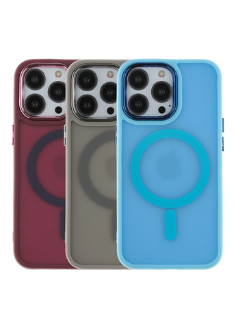 Чехол TPU+PC Space Magnetic Color with Magsafe для iPhone 13 Pro Цвет Dark Blue No Brand Apple iPhone 13 Pro 2021 (336151206)