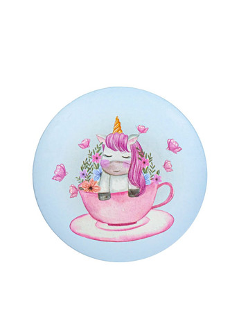 Дзеркало косметична кишенькова Cosmetic Mirror Єдиноріг No Brand (302728419)