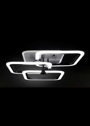 Люстра светодиодная потолочная LED светильник для квартиры на потолок лэд с пультом 25768 Черный 13х45х53 см. Sunnysky (364755575)