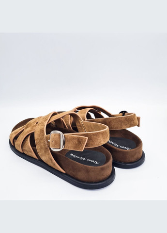 сандалии (р) замша 0-1-1-am-09117-y-19c Arees Meniwa на ремешке