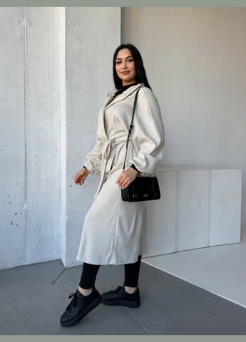 Серый демисезонный кардиган No Brand