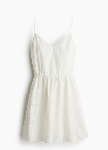 Білий кежуал сукня H&M в горошок