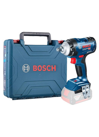 Акумуляторний гайкокрут 06019K0021 GDS 18V-400 (18В, 1/2", 400 Нм) ударний + кейс без АКБ та зарядного пристрою (23782) Bosch (295035256)