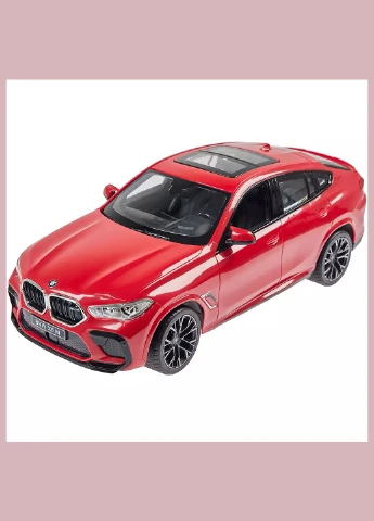 Машинка BMW X6 1:14 на радиоуправлении красная (454.00.40) Rastar (330058363)