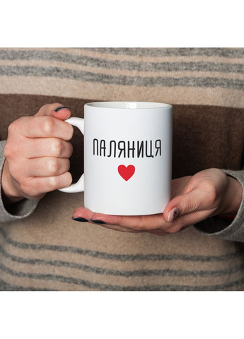 Чашка "Паляниця", Білий, українська, Дерев'яна подарункова коробка з гравіюванням, 330 мл BeriDari (360429256)