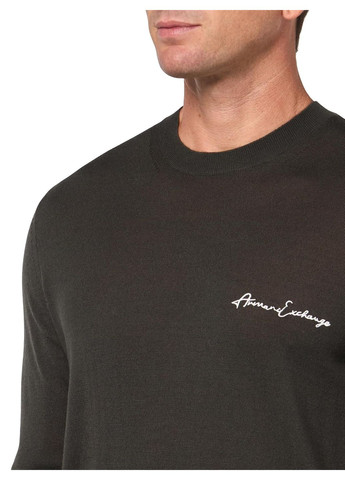 Оливковый (хаки) демисезонный джемпер джемпер Armani Exchange