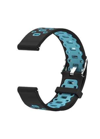 Спортивный ремешок Perfor Classic для часов Motorola Moto 360 2nd gen (42 mm ) - Black&Blue Primo (333720160)