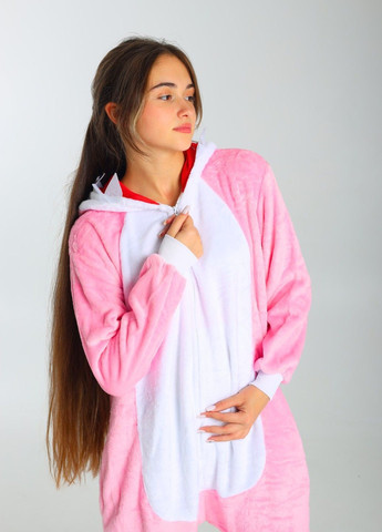 Кігурумі піжама Акула Мегалодон жіноча рожева плюшева Lalapka (367837456)