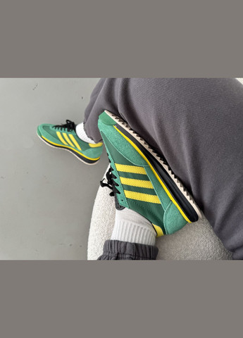 Кроссовки женские и мужские Adidas SL 72 green | Адидас СЛ 72 зеленые No Brand зелёные демисезоны (316231462)
