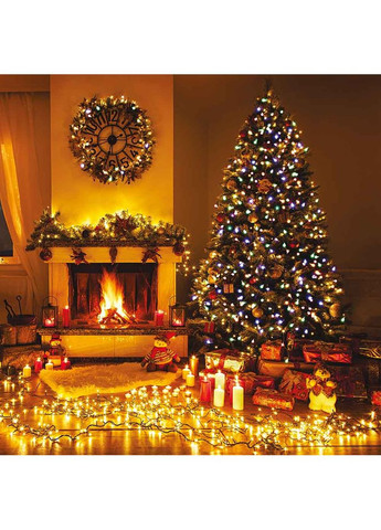 Светодиодная гирлянда 50 LED 8 функций 5 м Разноцветная (CW-G-50L5VMC) Colorway (322445629)