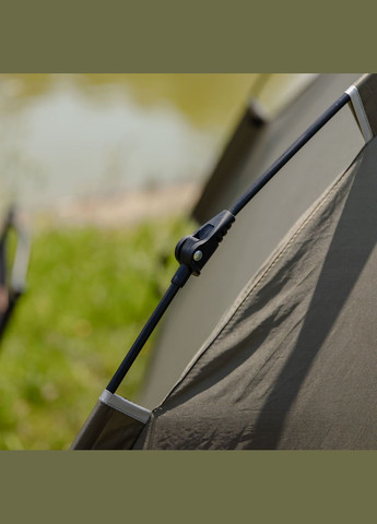 Палатка туристическая двухместная 200*200*140 см, армейская зеленая LUGI (341325836)