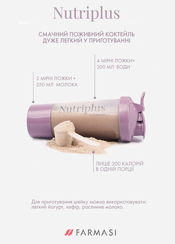 Шейкер Nutriplus Lily 400 мл Farmasi (295658481)