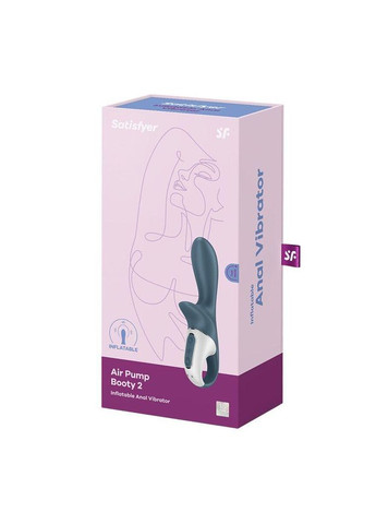 Анальный вибратор Air Pump Booty 2, надувается Satisfyer (303894276)