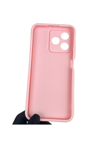 Чохол силіконовий Soft Touch з 3D принтом для C51 рожевий (Повний захист камери) Realme (371652798)