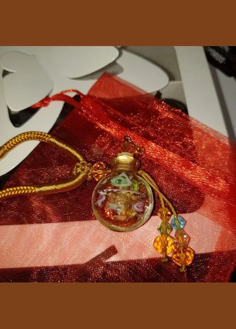 Кулон-флакон скляний шар для парфюмів, ефірних масел, магічних зіль+подарунок No Brand (351874169)