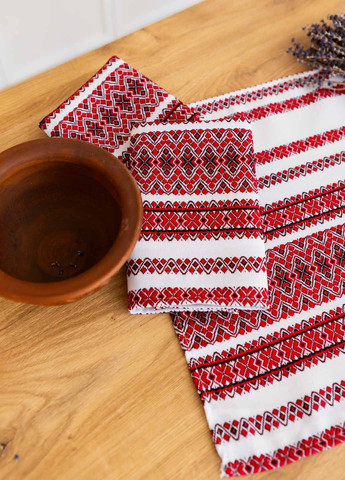 Серветка вишита з українським орнаментом 37х37см (анс6137) Homedec - (322289139)