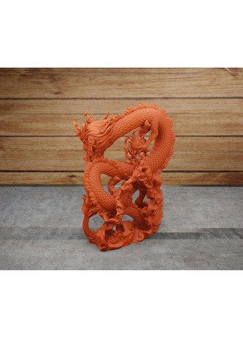 Статуэтка китайского дракона в классическом стиле. Белый. 10 см. ЗаСвіт (280940439)