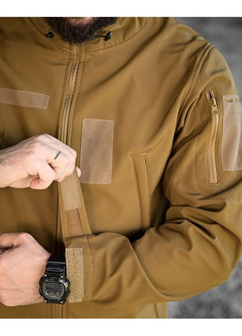 Тактична чоловіча легка куртка койот No Brand (362571393)
