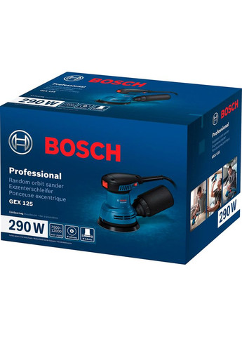 Ексцентрикова шліфувальна машина GEX 125-1 AE (0.601.3A8.020) Bosch (322914870)