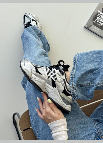 Кросівки жіночі New Balance 9060 x Shoe Palace Metallic | Нью Беланс 9060 срібні No Brand срібні демісезони (347640466)