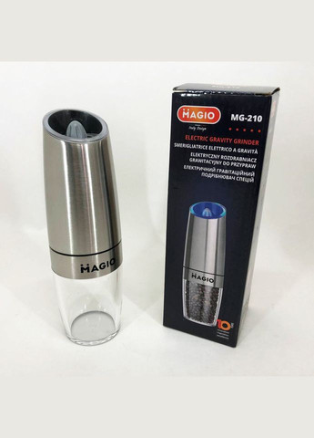 Электрический гравитационный измельчитель специй MG-210, Электрическая мельница с подсветкой Magio (364664700)