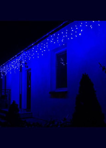 Гірлянда бахрома вулична (зовнішня) 8 м 200 LED Blue Springos cl0202 (275096328)