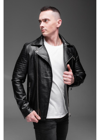 Черная демисезонная куртка косуха демисезонная косуха No Brand