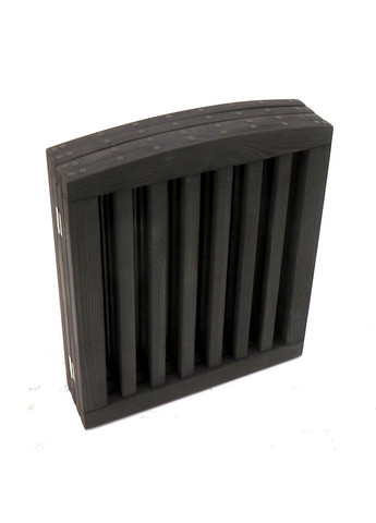 Парканчик обмежувач з дерева Рео 4 венге (ЗБО-400112) No Brand (328605347)