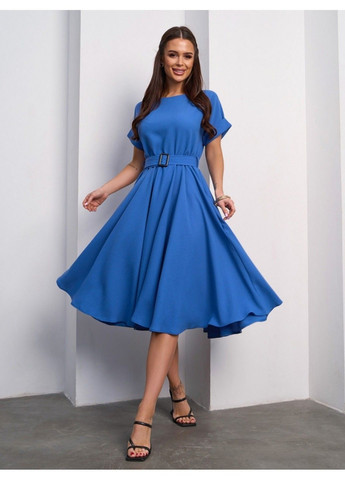 Голубое деловое платье issa pus 14529 голубой ISSA PLUS