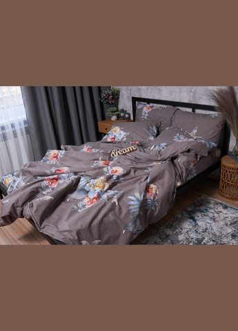 Комплект постельного белья Бязь Gold Люкс «» полуторный евро 160х220 наволочки 4х50х70 (MS-820001516) Moon&Star Flowers Wod (285716760)