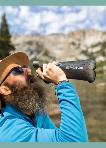 Пляшка-фільтр для води LifeStraw Peak Squeeze 1 L Mountain Blue No Brand (318665269)