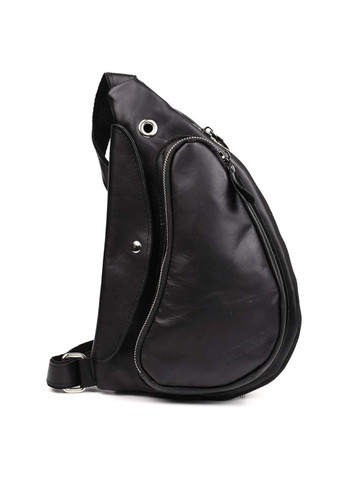 Кожаный рюкзак слинг tid3026GA черная наппа Tiding (315772240)