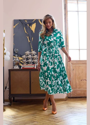 Зелена жіноча сукня софт No Brand