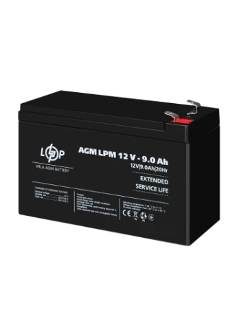 Аккумулятор AGM LPM 12V - 9 Ah LogicPower (386476692)
