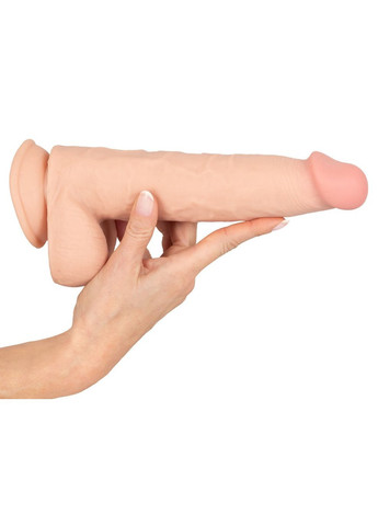 Фалоімітатор - Nature Skin Dildo With Movable Skin, 25 см Orion (341084593)