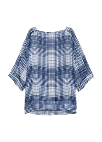 Синіти блуза літо,синій в клітку, H&M