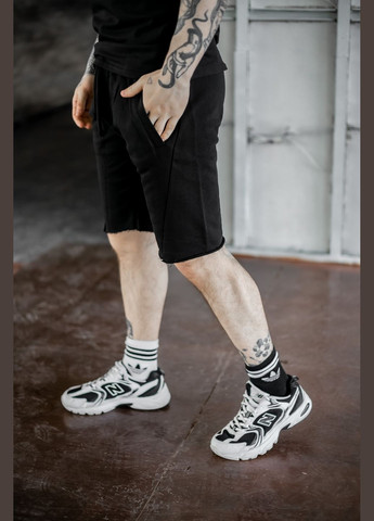 Шорти чоловічі трикотажні чорні Intruder (329404768)