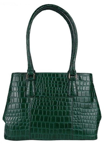 Сумка тоут через плече жіноча шкіряна середня Зелений 35986 Ashwood (338182716)