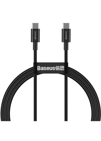 Дата кабель Superior Series Fast Charging Type-C to Type-C PD 100W (1m) (CATYS-B) Baseus (291881054)