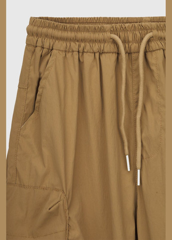 Коричневые демисезонные брюки Yekipeer