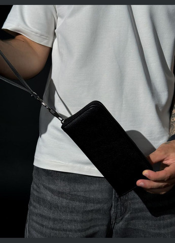 Кошелек мужской из натуральной зернистой кожи No Brand (327435629)